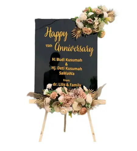 Papan Bunga Akrilik Ngampeldento